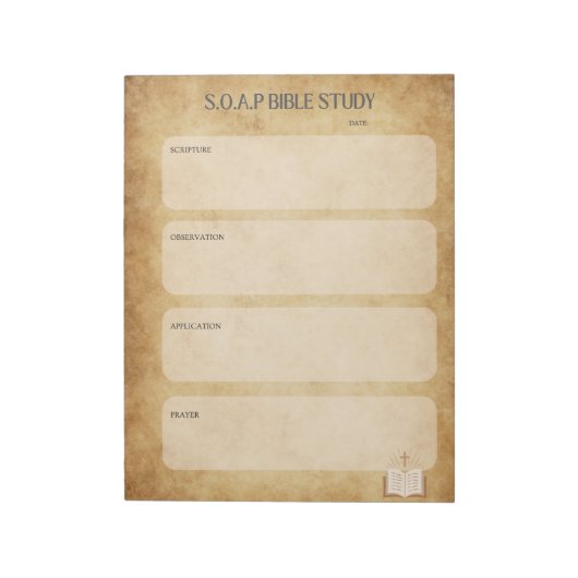 SOAPバイブル勉強メモ ノートパッド (回転)