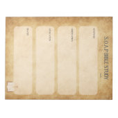 SOAPバイブル勉強メモ ノートパッド (正面)