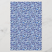 Soapパッケージ紙-抽象芸術ブルーチェック チラシ (正面)