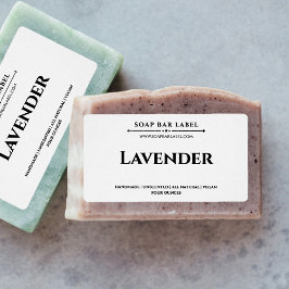 Soapラベルパーソナライズされた白い背景シール ラベル