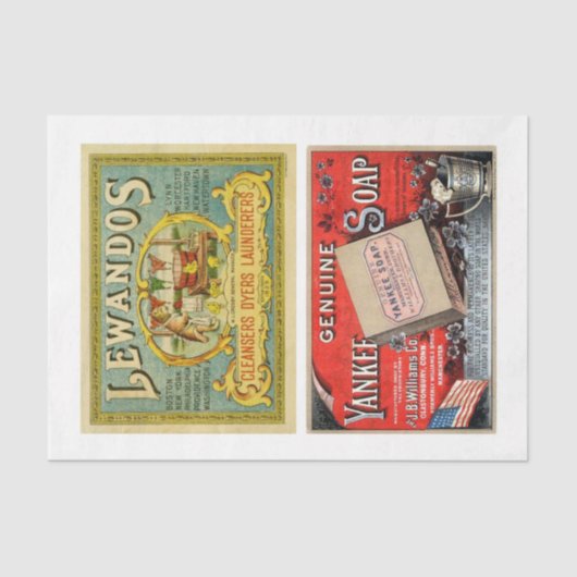 SOAPラベル16 10x15ヴィンテージ分離 薄葉紙 (正面)