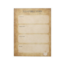 SOAP聖書勉強ノートパッド