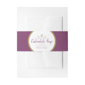 Soap製品情報金ゴールド紫 招待状ベリーバンド (正面例)