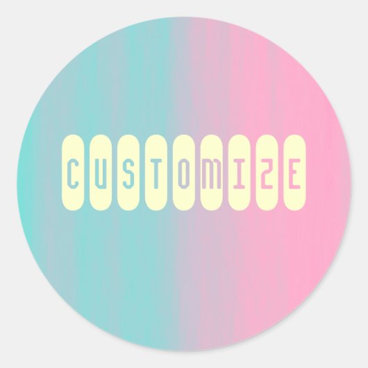 Soap -テンプレート ラウンドシール (正面)