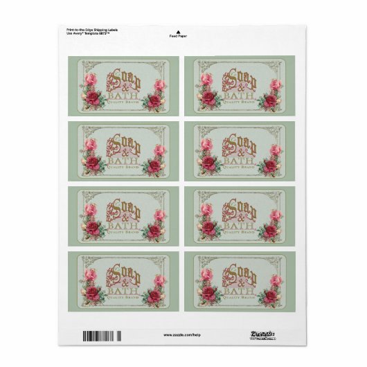 SOAP & BATH ～ラベル ラベル (フルシート)