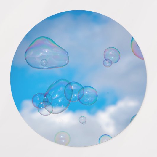 Soap bubbles ラベル (デザイン1)