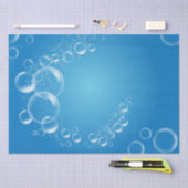 Soap Bubbles Blue 13 Decopageティッシュペーパー 薄葉紙 (クラフト)
