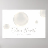 soap bubbles design ポスター (正面)