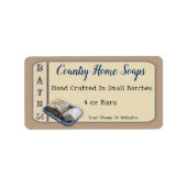 Soap Business Soapバー製品ラベル ラベル (正面)
