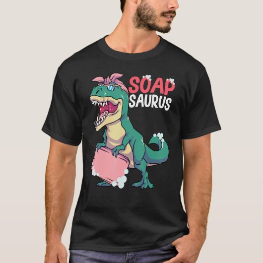 Soap Making Soap Maker Soapologist Soapsaurus Tシャツ (正面)