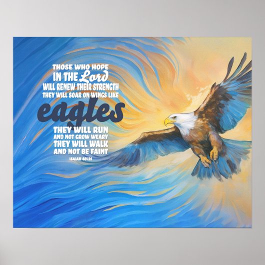 Soar on wings like eagles ポスター (正面)
