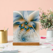 Soaring、抽象芸術ファンタジーFractal Art With Blue アクリルサイン (ウェディング)