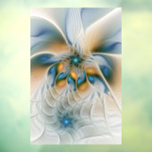 Soaring、抽象芸術ファンタジーFractal Art With Blue ウィンドウサイン (シート3)