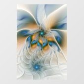 Soaring、抽象芸術ファンタジーFractal Art With Blue ウィンドウサイン (シート)