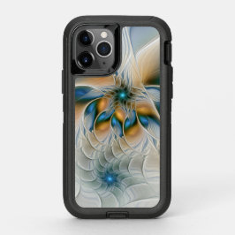 Soaring、抽象芸術ファンタジーFractal Art With Blue オッターボックスディフェンダーiPhone 11 Proケース