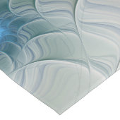 Soaring、抽象芸術ファンタジーFractal Art With Blue ショートテーブルランナー (コーナー)