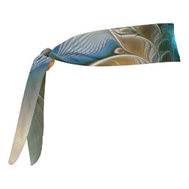 Soaring、抽象芸術ファンタジーFractal Art With Blue タイヘッドバンド