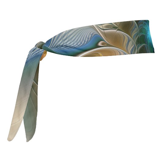 Soaring、抽象芸術ファンタジーFractal Art With Blue タイヘッドバンド (回転270)