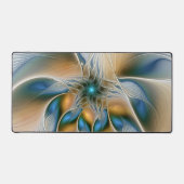 Soaring、抽象芸術ファンタジーFractal Art With Blue デスクマット (正面)