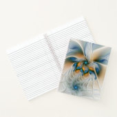 Soaring、抽象芸術ファンタジーFractal Art With Blue ノートブック (内部)