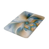 Soaring、抽象芸術ファンタジーFractal Art With Blue バスマット (アングル)