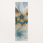 Soaring、抽象芸術ファンタジーFractal Art With Blue ヨガマット (正面)