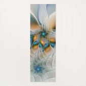 Soaring、抽象芸術ファンタジーFractal Art With Blue ヨガマット (裏面)