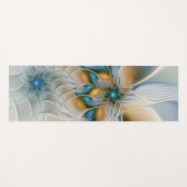Soaring、抽象芸術ファンタジーFractal Art With Blue ヨガマット (正面(横))