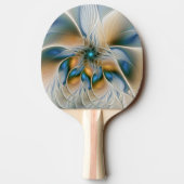 Soaring、抽象芸術ファンタジーFractal Art With Blue 卓球ラケット (裏面)