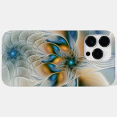 Soaring、抽象芸術ファンタジーFractal Art With Blue Case-Mate iPhoneケース (裏面 (横))