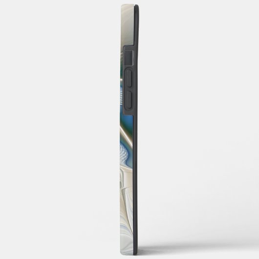 Soaring、抽象芸術ファンタジーFractal Art With Blue Case-Mate iPhoneケース (裏面 / 左)