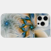 Soaring、抽象芸術ファンタジーFractal Art With Blue Case-Mate iPhoneケース (裏面 (横))