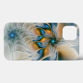 Soaring、抽象芸術ファンタジーFractal Art With Blue Case-Mate iPhoneケース (裏面 (横))