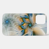 Soaring、抽象芸術ファンタジーFractal Art With Blue Case-Mate iPhoneケース (裏面 (横))
