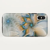 Soaring、抽象芸術ファンタジーFractal Art With Blue Case-Mate iPhoneケース (裏面(横))