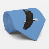 Soaring Bald Eagle Wildifeフォトアート ネクタイ (ロール)