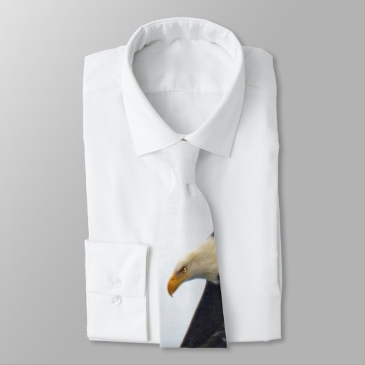 Soaring Bald Eagle Wildifeフォトアート ネクタイ (タイ)