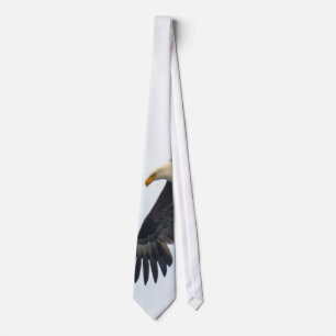 Soaring Bald Eagle Wildifeフォトアート ネクタイ
