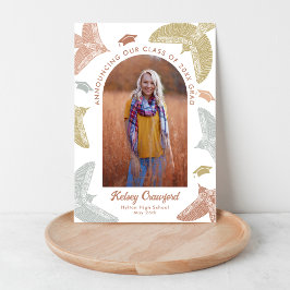 Soaring Birds Boho Class of 2024卒業 案内状