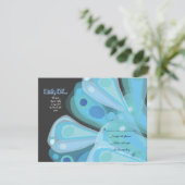 SOARING BUTTERFLYバルミツワーRSVP返信カード 出欠カード (スタンド正面)