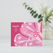 SOARING BUTTERFLYバルミツワーRSVP返信カード 出欠カード (スタンド正面)