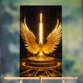 Soaring Crystal Eagle：トランスフの力を受け入れる アクリルサイン (ニュートラル)