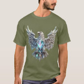 Soaring Crystal Eagle – 変換のシンボル Tシャツ (正面)