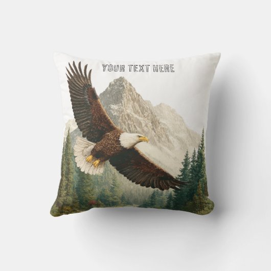 Soaring Eagle  クッション (裏面)