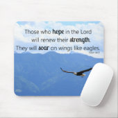 Soaring Eagle Christian Strength Isaiah 40:31 マウスパッド (マウス)