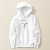 Soaring High Dove Inspirational Kids Hoodie (レイダウン)