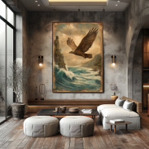 Soaring Horizon — Mid-Century Retro Vintage