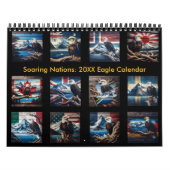 Soaring Nations: 2025/2026年Eagleカレンダー カレンダー (カバー)
