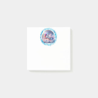 Soaring Unicorn Post-It Notes - Rainbow Star魔法 ポストイット