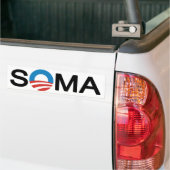 SOBAMA バンパーステッカー (トラック上)